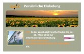 Persönliche Einladung - OCT · 2012. 2. 9. · Landhotel Forsthof Fam. Baumschlager A-4522 Sierning, Neustraße 29 Mail: office@forsthof.at Web: JA, ICH KOMME Name:_____ (Wir empfehlen