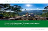 Die schönsten Wanderungen - ForstBW · 2019. 7. 28. · Mehr Natur. Mehr erleben. Naturparke. 8 9 2 InfoSchwäbischer Wald Weg Auf dem ersten Wegabschnitt von Murrhardt nach Grab