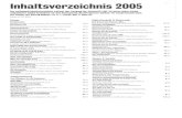 Inhaltsverzeichnis 2005 - LOKI · 2019. 10. 24. · Modellbahn in der Schule, Paul Dietrich /Bruno Kalberer Prachtstücke Re6/6 in Spur Iaus I-Iandarbeits-Fertigung, Martin von Meyenburg