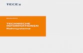 TECHNISCHE INFORMATIONEN Rohrsysteme · 2020. 3. 27. · 1-7 Systembeschreibung TECEflex Systemrohre Mehrschichtverbundrohre MP-M nach DIN EN ISO 21003 Rohrbezeichnung PE-Xc/AL/PE-RT