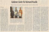 Goldener . Läufer für,IRaimund Krauße · 2018. 12. 29. · M 75: 1. Raimund KrauBe (LV Einheit Greiz), 2. Peter Ullrich (1•.SV Gera), 3. Siegfried Mohr (SV Hermsdorf), M 80: