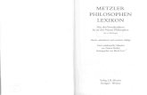 METZLER - uni-due.de · 2016. 4. 14. · METZLER PHILOSOPHEN LEXIKON Von den Vorsokratikern bis zu den N euen Philosophen Mit 277 Abbildungen Zweite} aktualisierte und erweiterteAuflage