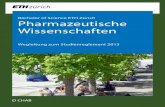 Bachelor of Science ETH Zürich Pharmazeutische ......3 Auskunft und Beratung Prof. Dr. Jonathan Hall, Studiendirektor und Mobilitätsberater HCI H 437, Tel. +41 (0)44 633 7435 jonathan.hall@pharma.ethz.ch