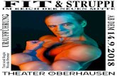 FIT & STRUPPI - Theater Oberhausen · 2021. 3. 17. · Dauer: ca. 60 Minuten, ohne Pause Wir danken THE MIRAI GmbH & Co. KG herzlich für die Möglichkeit, die Stückentwicklung in
