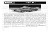 03149 T72 M1...The T-72M1, which was designed for export or manufacture under licence, was a version of the less heavily-armoured M. The stabilised 125 mm smooth bore cannon fires