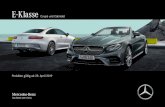 E-Klasse - Das Blog rund um Mercedes-Benz & Daimler · 2019. 4. 29. · E-Klasse Coupé und Cabriolet Innovationen, die schon heute die Vision des automatisierten Fahrens ein Stück