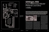 Göttingen, 1952 Lucy Hillebrand: Häuser Plessner und Ulrici...Dieses Raumspiel hat Oskar Schlemmer in seinem Erinnerungsbild „Bauhaustreppe“ von 1932, also nachdem das Bauhaus