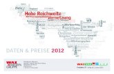 daten & Preise 2012portal.pressrelations.de/mediadaten/Westfalenpost...daten & Preise 2012 Westdeutsche allgemeine neue ruhr Zeitung / neue rhein Zeitung Westfälische rundschau Westfalenpost