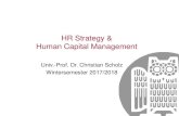 HR Strategy & Human Capital Management...Lehrstuhl für Betriebswirtschaftslehre, insb. Organisation, Personal- und Informationsmanagement AUSZUG Wissenschaftliches Arbeiten und Richtlinien