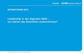 boyden.comLeadership in der digitalen Welt – wo stehen die deutschen …LEADERSHIP IN DER DIGITALEN WELT – BODEN STUDIE 2017 9 / 36 81 Prozent der deutschen Manager glauben, dass