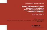 Die Historische Kommission für Westfalen 1896–1945...Materialien der Historischen Kommission für Westfalen, Band 7 Seite 7 der Gründung des „Provinzialinstituts für westf.