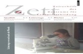 Zett 26/2013 Zeitschrift des Zentrums für Lehrerfortbildung - ZFL · 2017. 12. 9. · Zett 26/2013 4 Vision Unsere Schule soll ein Ort des korrekten und spannungsfreien Mit- und