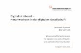 Digital ist überall in der digitalen Gesellschaft · 2015. 2. 18. · Persönliche Öffentlichkeiten (1/2) ... boyd 2008, Schmidt 2013 Stuttgart 12 von 18 ... Kinder, Jugendliche
