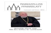 Benedikt Plank OSB Abt des Stiftes St. Lambrecht Mariazeller Pfarrblatt Seite 3 Einladung zur Abtsbenediktion