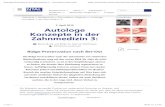 Autologe Konzepte in der Zahnmedizin 3: - barometer-online · PDF file 2021. 1. 26. · Startseite > Fachbereiche > Zahnmedizin Allgemein > Autologe Konzepte in der Zahnmedizin 3: