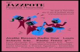 Jazzpote prog A6 DEF-3 · 2019. 5. 9. · Hono Winterstein (guitare), Diego Imbert (contrebasse), Jean-Yves Jung (piano), Sara Lazarus (voix) HONO WINTERSTEIN 4TET Dimanche 23 Juin