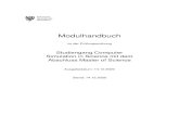 Modulhandbuch - UNIVERSITY OF WUPPERTAL · Module: Studiengang Computer Simulation in Science mit dem Abschluss Master of Science Ausgabe: 14.12.2020 Stand: 14.12.2020 Imaging 1 41