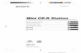 Mini CD-R Stationdownload.sony-europe.com/pub/manuals/swt/Z015/Z015880111.pdf · 2 DE MCS1(WW)DE_2-320-926-01(1) ACHTUNG Zur Vermeidung von Feuer und elektrischen Schlägen das Gerät