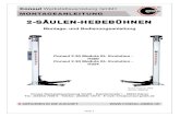 2-SÄULEN-HEBEBÜHNEN · 2016. 10. 12. · Seite 1 2-SÄULEN-HEBEBÜHNEN Montage- und Bedienungsanleitung Consul Werkstattausrüstung GmbH – Daimlerstraße 1 - 58553 Halver Tel.: