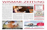 Wismar-Zeitung · 2015. 6. 9. · die begnadete Pianistin Annika Treutler, die bereits mit vier Jah-ren ihren ersten Klavierunter-richt erhielt. Heute studiert die inzwischen 19-Jährige