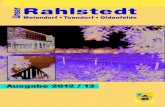 Unser Rahlstedt - uni-hamburg.de · Bürozeiten: Montag bis Freitag von 9.00 Uhr - 16.00 Uhr Schweriner Straße 17 • 22143 Hamburg • Tel.: 040-675 635 34 Wi ind f Sie da. Rund