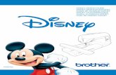 GUÍA DE DISEÑO DISNEY GUIDA AI DISEGNI DISNEY DISNEY … · 2019. 7. 24. · Walt Disney Enterprises (Inc.). • Die Vorlagen in dieser Anleitung wurden von Brother Industries entworfen.