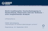 Nicht-traditioneller Hochschulzugang in Deutschland, Österreich und der …alt.dgwf.net/tagungen/2010/Vortraege/DGWFJaTa2010Praesis... · 2014. 1. 10. · Nicht-traditioneller Hochschulzugang