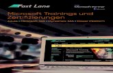 Microsoft Trainings und Zertifizierungen · AI-900 Azure Data Fundamentals DP-900 Microsoft 365 Fundamentals MS-900 Dynamics 365 Fundamentals Customer Engagement Apps (CRM) MB-910