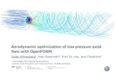 Aerodynamic optimization of low pressure axial fans with … · 2017. 5. 3. · Optimization of low pressure axial fans EAFK/2 22.03.2017 4 Summary and outlook 17 • Development