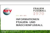 INFORMATIONEN FRAUEN- UND MÄDCHENFUßBALL...•Bewerbung →VfL Wolfsburg und VW •Qualifikationsspiel zur Europameisterschaft 19. September: Deutschland - Griechenland •Alternative: