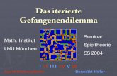 Seminar Math. Institut Spieltheorie LMU München SS 2004spielth/vortrag/...¾aus den Bedingungen für Kooperation entwickelt Axelrod Ratschläge, wie Kooperation gefördert werden