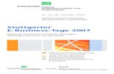 Stuttgarter E-Business-Tage 2007 - PROZEUS · 2018. 5. 18. · rungsberichte, u.a. aus der Scha-densregulierung einer Versiche-rung, und Live-Demonstrationen von Lösungen für das