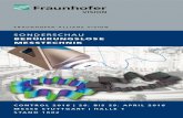 SonderSchau - Fraunhofer ... Die Sonderschau »Berührungslose Messtechnik« im Rahmen der inter-nationalen Leitmesse für Qualitätssicherung »Control« in Stuttgart, 26. bis 29.