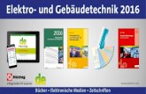 Elektro- und Gebäudetechnik 2016...Einführung in die Elektroinstallation Von Heinz O. Häberle. 7., überarbeitete Auflage 2014. 364 Seiten. Softcover. € 28,00. ISBN 978-3-8101-0368-0