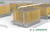 Cleartec textiles Festbett - JAEGER Group...Auf die gleiche Weise, allerdings mittels metallverstärkten Kunststoff-Halteleisten, werden die BioCurlz in den Käfig eingespannt. Diese