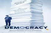 BEGLEITENDES SCHULMATERIAL - VISION KINO · 2019. 9. 19. · DEMOCRACY – IM RAUSCH DER DATEN bietet einen spannenden Einblick in die politischen Schaltzentralen der Europäischen