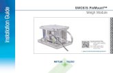 SWC515 PinMount™ Installation Guide - Mettler Toledo...cable de la célula de carga ni tampoco lo corte. Retire siempre la célula de carga antes de realizar trabajos de soldadura.