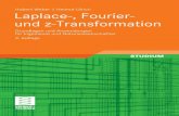 Laplace-, Fourier- und z-Transformation: Grundlagen und Anwendungen f¼r Ingenieure und Naturwissenschaftler
