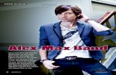 Alex Max Band - Music Store · 2011. 7. 26. · kommt dann mit The Calling und dem Single-Hit „Wherever You Will Go“, der in den USA direkt auf Platz 5 der Charts landet. Auch