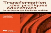 Transformation des pratiques ©ducatives : La recherche sur l'inclusion scolaire
