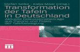 Transformation der Tafeln in Deutschland: Aktuelle Diskussionsbeitr¤ge aus Theorie und Praxis der Tafelbewegung
