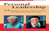 Personal Leadership: 24 Bausteine f¼r pers¶nlichen Erfolg und Spitzenleistung im Team
