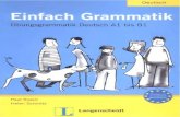 Einfach Grammatik: œbungsgrammatik Deutsch A1 bis B1
