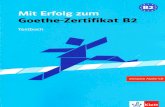 Mit Erfolg zum Goethe-Zertifikat B2: Testbuch