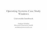 Operating Systems Case Study Windows - Distributed and Parallel