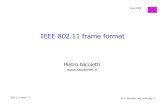 IEEE 802.11 frameformat - Benvenuti sul sito Internet dello Studio
