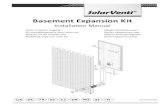 Basement Expansion Kit - SolarVenti A/S · 2019. 2. 1. · IV 724 1024 1044 V 40° 35° 35° Basement Expansion Kit January 2019 ... Taladro en la pared: Puede ser un reto perforar