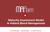 Maturity Assessment Model in Patient Blood Management · 2017. 10. 2. · Ante la necesidad de dar respuesta a estos retos, se constituye en 2014 el Proyecto MAPBM, formado por un