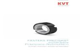 KVT-Fastening GmbH Deutschland - FASTEKS PRECISKO ...... 8 Typ DRS – radialer Gewindestift Planlaufgenauigkeit 0,01 Gedrehte Ausführung Werkstoff n Stahl Rm 800 – 950 N 2/ mm