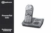 GER 9483 PowerTel 580 UG [6].pdimg.billiger.de/dynimg/djZpzixCmeLX90aFpmTDmHt4H9rycHjeBa9LT… · Service-Hotline Deutschland: 0180 5 001 388 2 Kosten bei Drucklegung: 14 ct/Min.